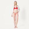 image:imageAmazon Essentials Womens Ruched Full Coverage Bikini BottomBright Red Multi Folk Floral