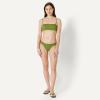 image:imageAmazon Essentials Womens Ruched Full Coverage Bikini BottomOlive