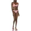 image:imageAmazon Essentials Womens Ruched Full Coverage Bikini BottomPale Peach Micro Floral
