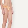 image:imageAmazon Essentials Womens Ruched Full Coverage Bikini BottomRust Orange Abstract Palms
