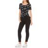 image:imageAmazon Essentials Womens ShortSleeve Scoopneck Tunic Tops Pack of 2Black FloralBright Blue