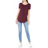 image:imageAmazon Essentials Womens ShortSleeve Scoopneck Tunic Tops Pack of 2BlackBurgundy