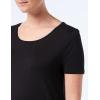 image:imageAmazon Essentials Womens ShortSleeve Scoopneck Tunic Tops Pack of 2BlackCharcoal Heather
