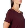 image:imageAmazon Essentials Womens ShortSleeve Scoopneck Tunic Tops Pack of 2Bright PinkBurgundy
