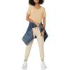 image:imageAmazon Essentials Womens ShortSleeve Scoopneck Tunic Tops Pack of 2Charcoal HeatherLight Camel
