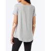 image:imageAmazon Essentials Womens ShortSleeve Scoopneck Tunic Tops Pack of 2Light Grey HeatherGolden Yellow