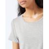 image:imageAmazon Essentials Womens ShortSleeve Scoopneck Tunic Tops Pack of 2Light Grey HeatherGolden Yellow
