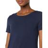 image:imageAmazon Essentials Womens ShortSleeve Scoopneck Tunic Tops Pack of 2NavyLime Green