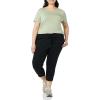 image:imageAmazon Essentials Womens ShortSleeve Scoopneck Tunic Tops Pack of 2NavySage Green