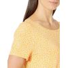 image:imageAmazon Essentials Womens ShortSleeve Scoopneck Tunic Tops Pack of 2NavyYellow Tulips