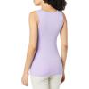 image:imageAmazon Essentials Womens Slim Fit Square Neck Tank TopBlackLavender