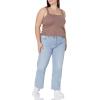 image:imageAmazon Essentials Womens Slim Fit Square Neck Tank TopDark BeigeDark Beige