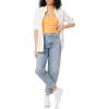 image:imageAmazon Essentials Womens Slim Fit Square Neck Tank TopWhite  Melon Orange