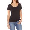 image:imageAmazon Essentials Womens SlimFit CapSleeve Scoop Neck TShirtBlack