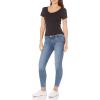 image:imageAmazon Essentials Womens SlimFit CapSleeve Scoop Neck TShirtBlack