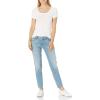 image:imageAmazon Essentials Womens SlimFit CapSleeve Scoop Neck TShirtBlackWhite