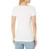 image:imageAmazon Essentials Womens SlimFit CapSleeve Scoop Neck TShirtBlackWhite