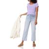 image:imageAmazon Essentials Womens SlimFit CapSleeve Scoop Neck TShirtWhiteLavender
