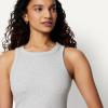 image:imageAmazon Essentials Womens SlimFit High Neck Ribbed TankLight Grey Heather