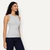 image:imageAmazon Essentials Womens SlimFit High Neck Ribbed TankLight Grey Heather
