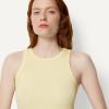 image:imageAmazon Essentials Womens SlimFit High Neck Ribbed TankPastel Yellow