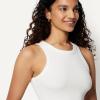 image:imageAmazon Essentials Womens SlimFit High Neck Ribbed TankWhite