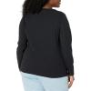 image:imageAmazon Essentials Womens SlimFit Long Sleeve Rib Knit Crew Neck Top Pack of 2Black