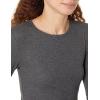 image:imageAmazon Essentials Womens SlimFit Long Sleeve Rib Knit Crew Neck Top Pack of 2BlackCharcoal Heather
