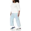 image:imageAmazon Essentials Womens SlimFit Long Sleeve Rib Knit Crew Neck Top Pack of 2BlackOffwhite