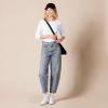 image:imageAmazon Essentials Womens SlimFit Long Sleeve Rib Knit Crew Neck Top Pack of 2LavenderWhite