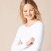 image:imageAmazon Essentials Womens SlimFit Long Sleeve Rib Knit Crew Neck Top Pack of 2LavenderWhite