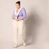 image:imageAmazon Essentials Womens SlimFit Long Sleeve Rib Knit Crew Neck Top Pack of 2LavenderWhite