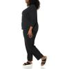 image:imageAmazon Essentials Womens SlimFit Long Sleeve VNeck Knit Rib Shirts Pack of 2Black