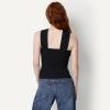 image:imageAmazon Essentials Womens SlimFit Ribbed Halter Top with Resin DetailBlack