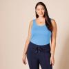 image:imageAmazon Essentials Womens SlimFit Scoop Neck Tank TopAqua BlueFrench Blue