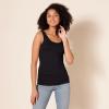 image:imageAmazon Essentials Womens SlimFit Scoop Neck Tank TopBlackWhite Stripe