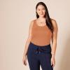 image:imageAmazon Essentials Womens SlimFit Scoop Neck Tank TopBrick RedCaramel