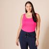 image:imageAmazon Essentials Womens SlimFit Scoop Neck Tank TopBright PinkGrey Heather