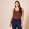 image:imageAmazon Essentials Womens SlimFit Scoop Neck Tank TopBrown