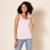 image:imageAmazon Essentials Womens SlimFit Scoop Neck Tank TopLight Grey HeatherLight Pink