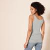 image:imageAmazon Essentials Womens SlimFit Scoop Neck Tank TopLight Grey HeatherNavy White Stripe