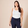 image:imageAmazon Essentials Womens SlimFit Scoop Neck Tank TopNavyWhite
