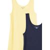 image:imageAmazon Essentials Womens SlimFit Scoop Neck Tank TopNavyYellow