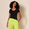 image:imageAmazon Essentials Womens SlimFit ShortSleeve VNeck TShirtBlack