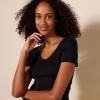 image:imageAmazon Essentials Womens SlimFit ShortSleeve VNeck TShirtBlack