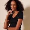 image:imageAmazon Essentials Womens SlimFit ShortSleeve VNeck TShirtBlackBlack