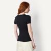 image:imageAmazon Essentials Womens SlimFit ShortSleeve VNeck TShirtBlackOlive