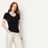 image:imageAmazon Essentials Womens SlimFit ShortSleeve VNeck TShirtBlackOlive
