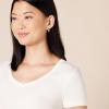 image:imageAmazon Essentials Womens SlimFit ShortSleeve VNeck TShirtWhite