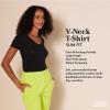 image:imageAmazon Essentials Womens SlimFit ShortSleeve VNeck TShirtWhite